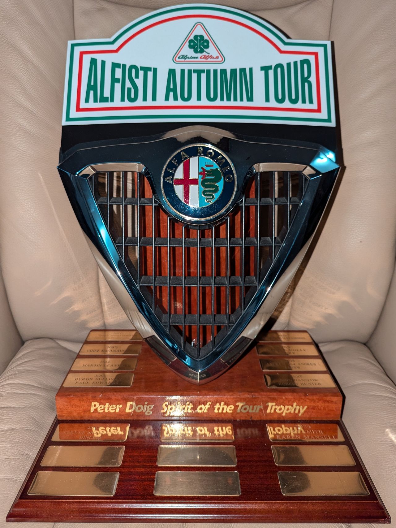 image of Alfisti Autumn Tour trophy
